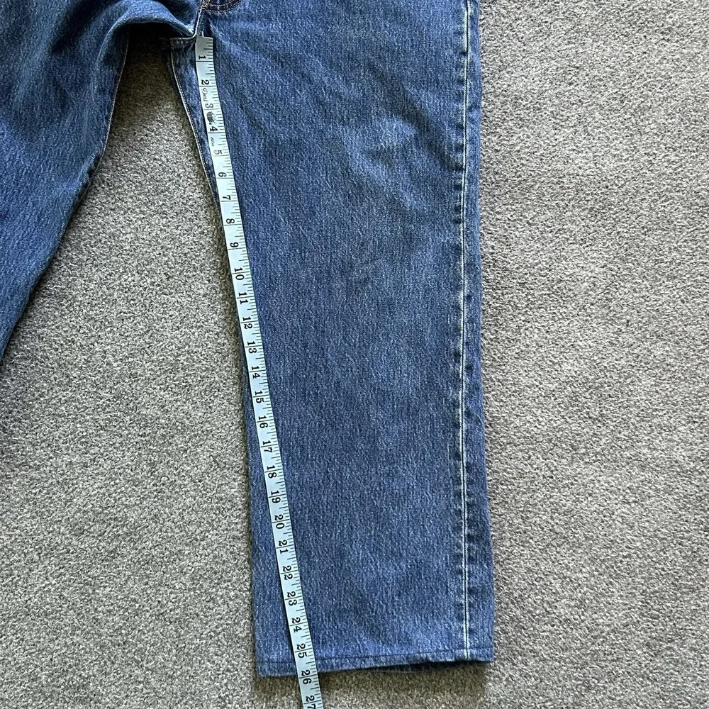 Levis 501 Jeans Men‎ 38x27 Blue Denim Straight Button Fly Vintage Paper Tag